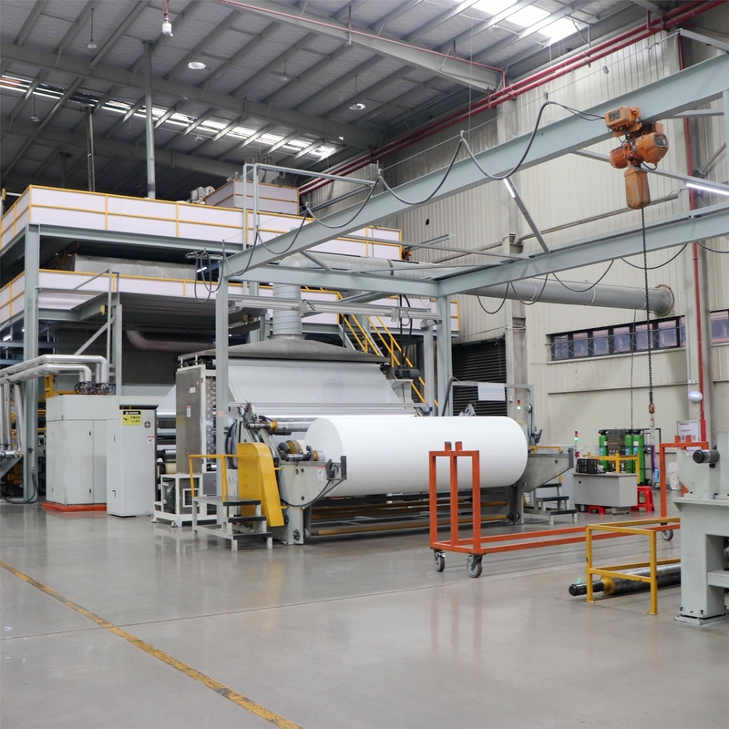 1600-4200mm Nonwoven Production Line Siemens Motor Film / Paper Printing