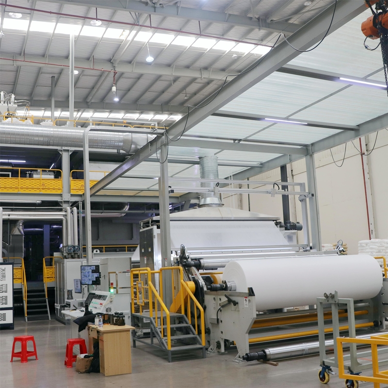 ABB Inverter Enabled Automatic Flexo Printing Machine For Nonwoven Fabric Manufacturing