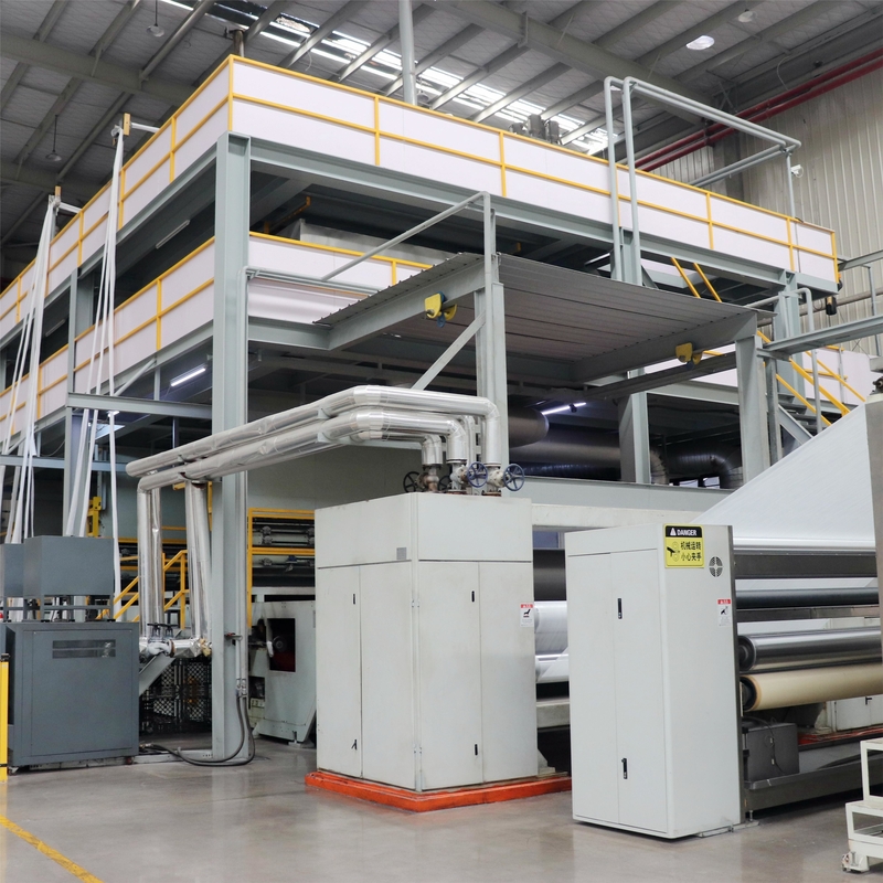 Automatic Nonwoven Fabric Production Machine Nonwoven Fiber Production Plant With Siemens AC Motor