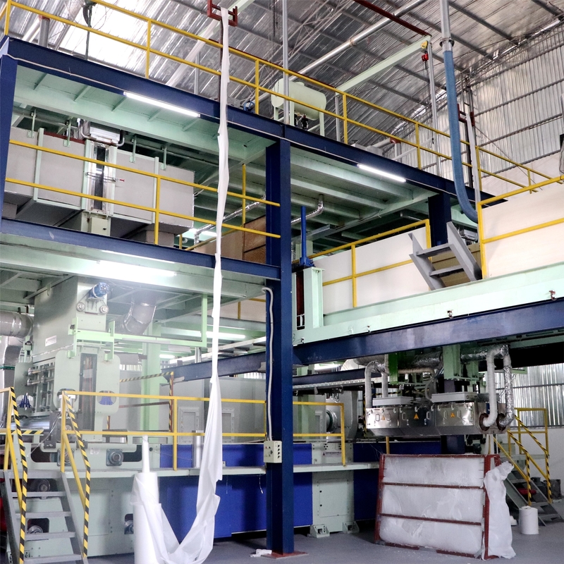 Automatic 1500T Output Nonwoven Fabric Line Printing 1200 X 640mm Flexo