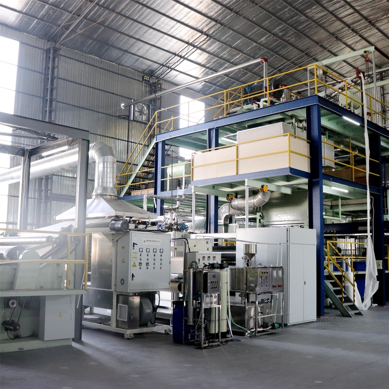 Full Non Woven Fabric Making Machine With Compact Design